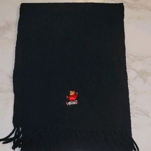 POLO RALPH LAUREN Wool Bear Scarf black